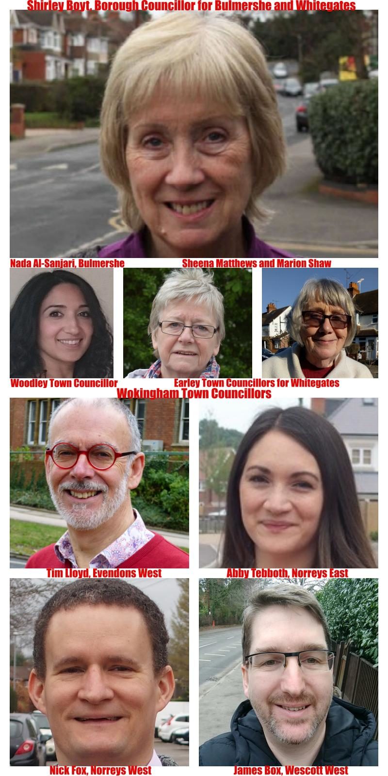 Borough and Town Councillors elected in May 2019