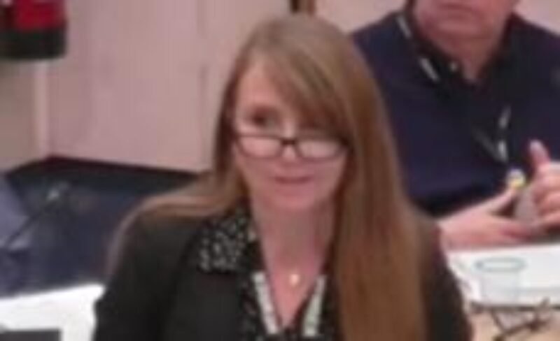 Cllr Rachel Burgess speaking in Council 23 January 2023