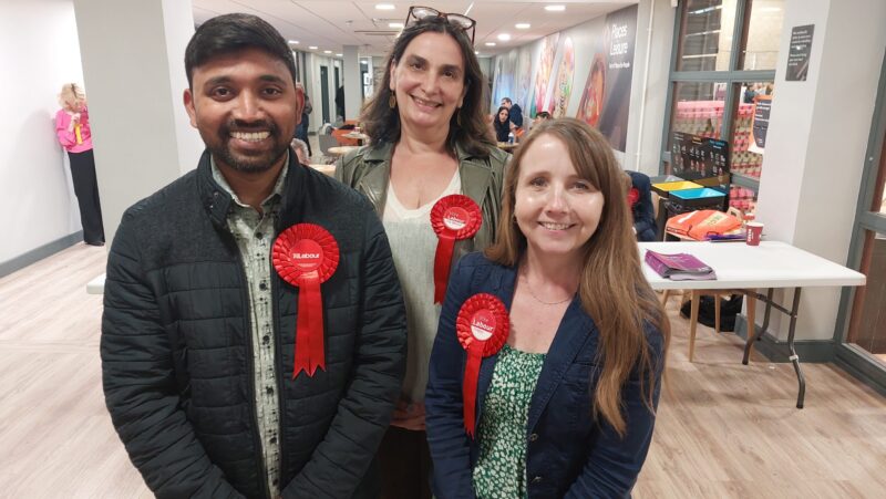 Nagi, Marie- Louse and Rachel.