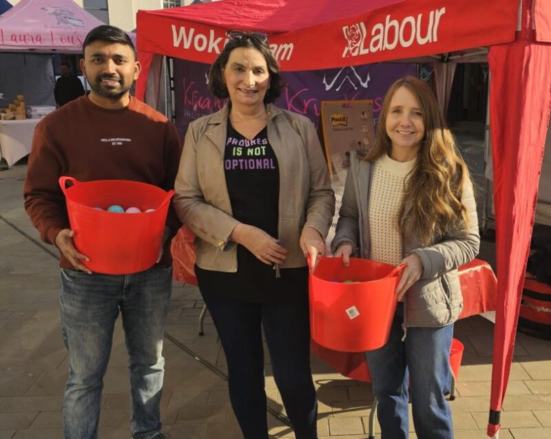 Wokingham Labour Borough councillors supporting the event.